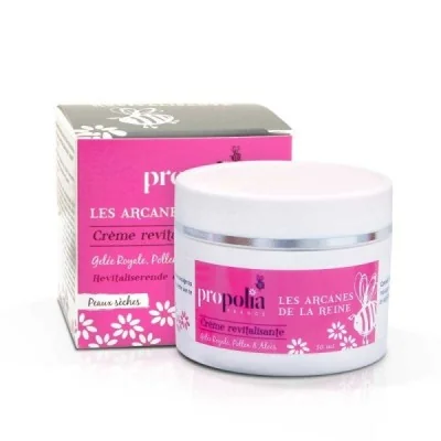Crème Revitalisante Peaux Sèches – Gelée Royale, Pollen & Aloès