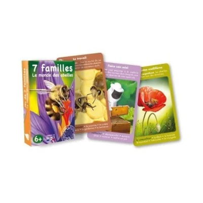 Jeu 7 familles : le monde des abeilles Jeu 7 familles : le monde des abeilles