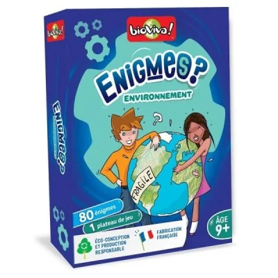 Énigmes Environnement – jeu de société Énigmes Environnement – jeu de société