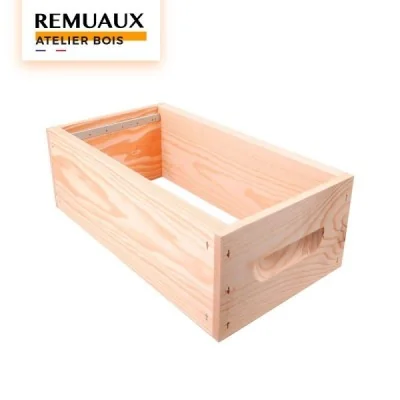 Haussette Langstroth mi bois 275×510 bande lisse