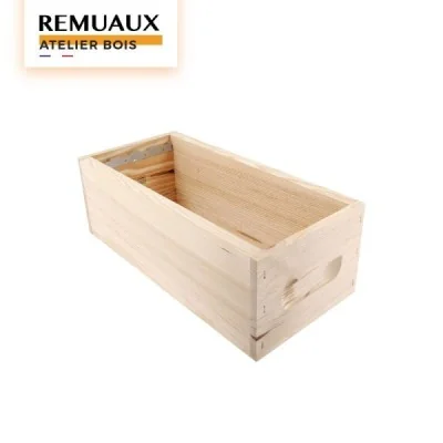 Haussette Langstroth mi bois 235×510 crémaillère 5 cadres