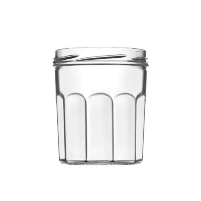 Pot verre à Facettes TO 82 425gr / 324ml Pot verre à Facettes TO 82 425gr / 324ml