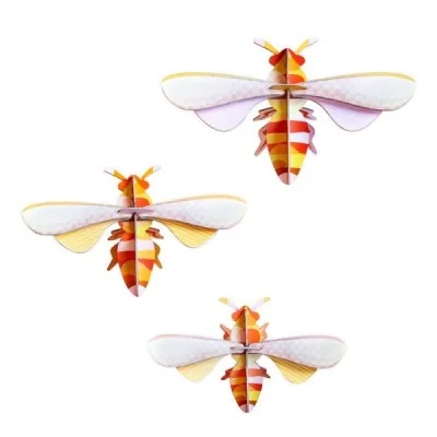 Décoration murale – Set de 3 abeilles Décoration murale – Set de 3 abeilles