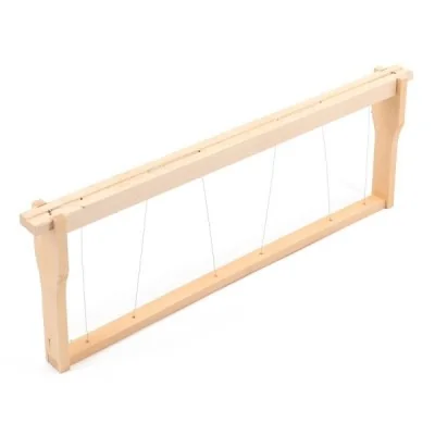 Cadre Dadant Hoffmann hausse langstroth fils verticaux 40mm
