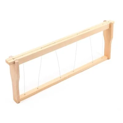 Cadre Dadant Hoffmann hausse langstroth fils horizontaux 45mm
