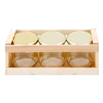 Coffret bois 3 pots 500 grammes TO82 Coffret bois 3 pots 500 grammes TO82
