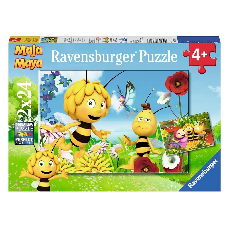 Maya l’abeille et ses amis – 2 puzzles de 24 pièces