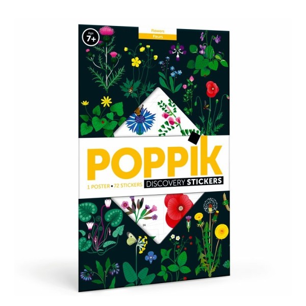 Poster pédagogique BOTANIQUE + 72 stickers