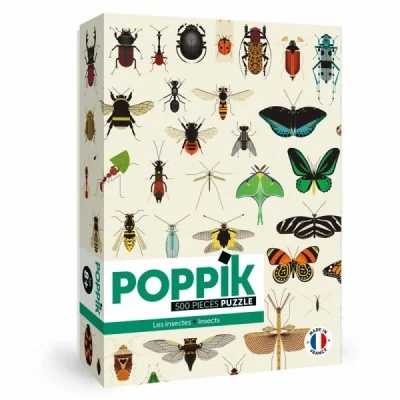Puzzle éducatif INSECTES 500 pièces