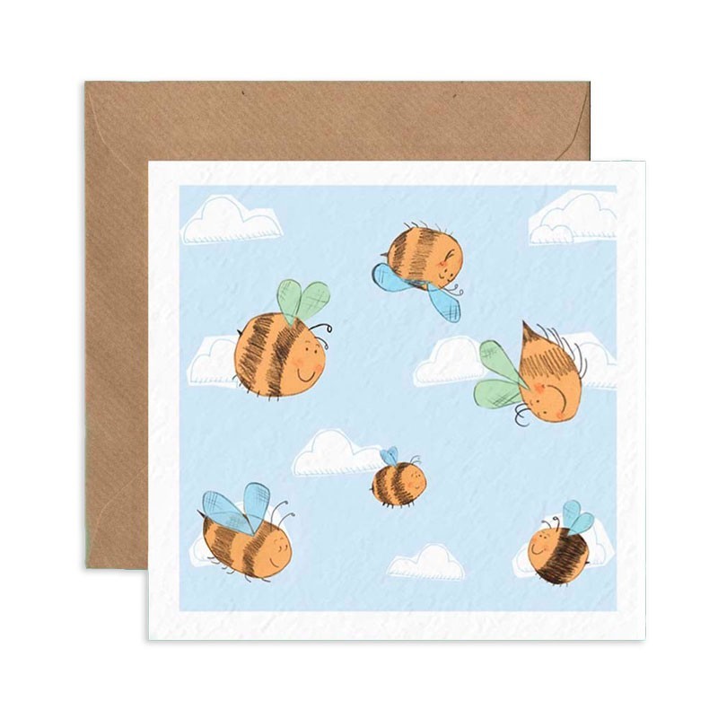 Carte postale “Le vol des abeilles”