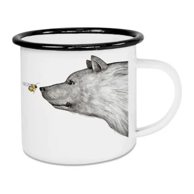 Mug émaillé “La rencontre” – 300ml Mug émaillé “La rencontre” – 300ml