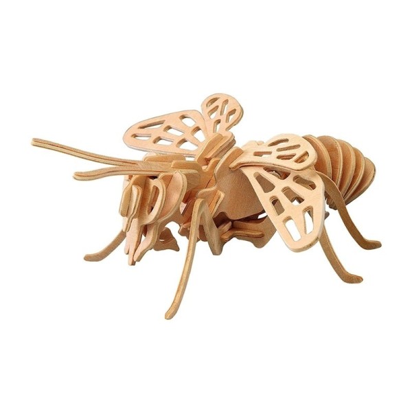 Abeille à construire en bois