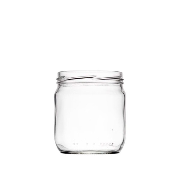 Pot verre rond TO 82 500g / 390ml