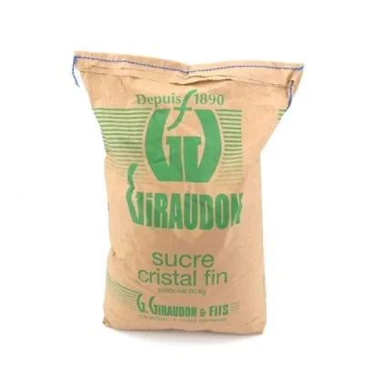 Sucre cristal fin – sac de 20 kg