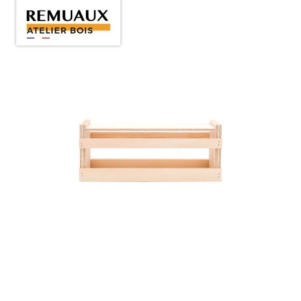 Coffret bois fermé 4 pots 125 grammes