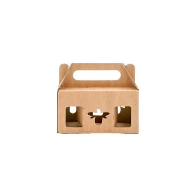 Coffret carton ondulé 3 pots 125 grammes