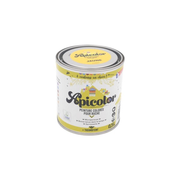 Peinture ruche Apicolor jaune 50 cl