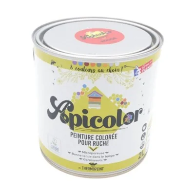 Peinture ruche Apicolor rouge 2 litres Peinture ruche Apicolor rouge 2 litres
