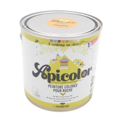 Peinture ruche Apicolor orange 2 litres