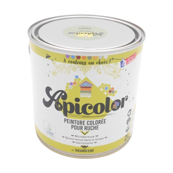Peinture ruche Apicolor vert 2 litres