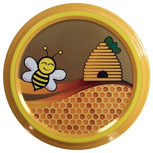 Capsules abeille et ruche Ø82