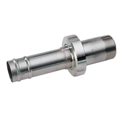 Raccord complet droit inox pas laitier 1,5" - DN40 Raccord complet droit inox pas laitier 1,5" - DN40