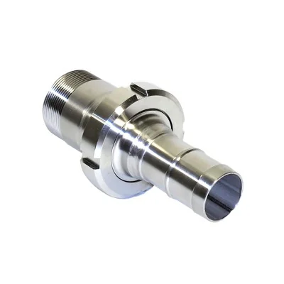 Raccord complet droit inox pas laitier 2" - DN50 Raccord complet droit inox pas laitier 2" - DN50
