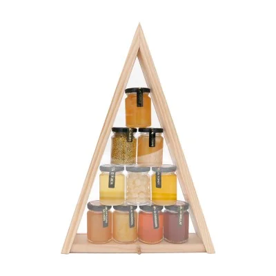 Coffret pyramide découverte 10 pots Apiculture Remuaux Coffret pyramide découverte 10 pots Apiculture Remuaux