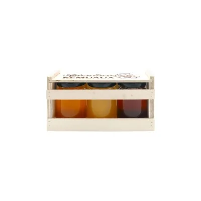 Coffret 3 miels bio 125g Apiculture Remuaux Coffret 3 miels bio 125g Apiculture Remuaux