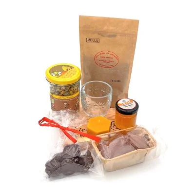 Coffret "Café ou Thé gourmand ?" Apiculture Remuaux