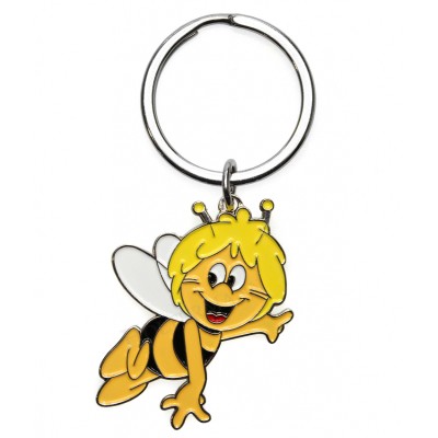 Porte-clé en métal “Maya l'abeille”