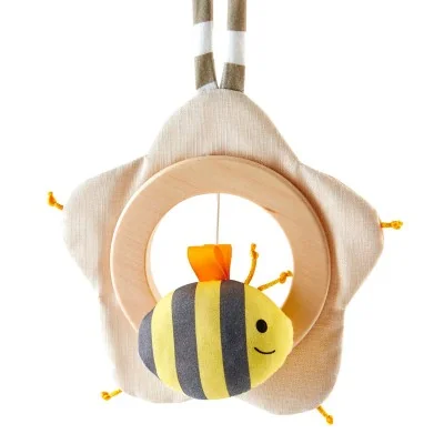 Boîte musicale hochet abeille