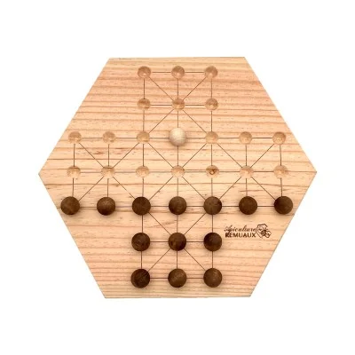 Jeu en bois réversible - plateau ours & abeilles - fabriqué par l'atelier bois Apiculture Remuaux Jeu en bois réversible - plateau ours & abeilles - fabriqué par l'atelier bois Apiculture Remuaux