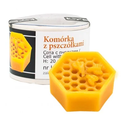Moule à bougie Cellule avec Abeilles