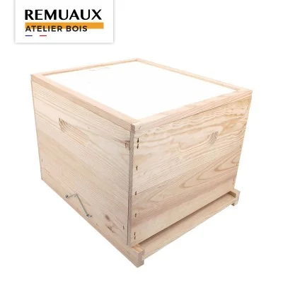 Ruche Dadant 10 cadres complète fabriqué par l'atelier de menuiserie Apiculture Remuaux Ruche Dadant 10 cadres complète fabriqué par l'atelier de menuiserie Apiculture Remuaux