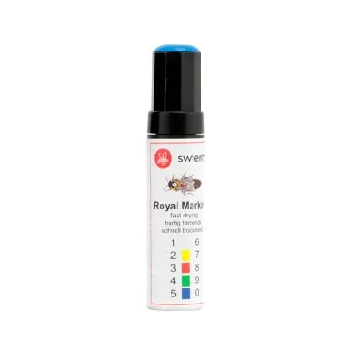 Peinture bleue pour reine Swienty
