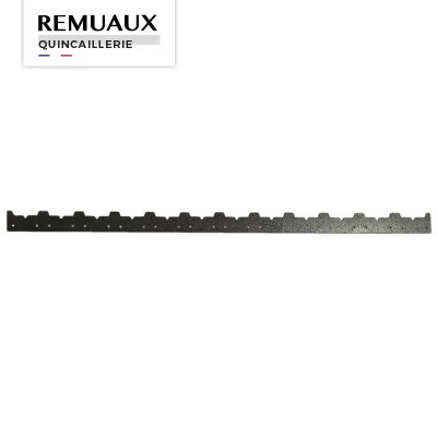 Crémaillère 450x23mm 12 cadres - fabrication française par l'atelier de quincaillerie Apiculture Remuaux