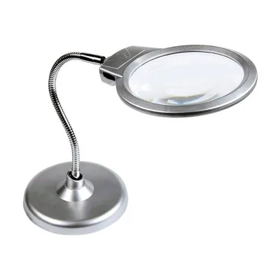 Loupe de table éclairante à LED Loupe de table éclairante à LED