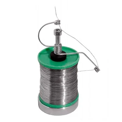 Dévidoir vertical avec sa bobine de fil inox Dévidoir vertical avec sa bobine de fil inox