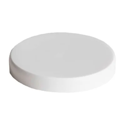 Capsule à clipser blanche pour pot yaourt
