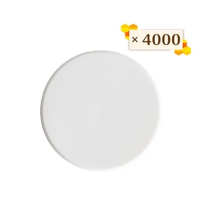 Carton de 4000 capsules à clipser blanche pour pot yaourt