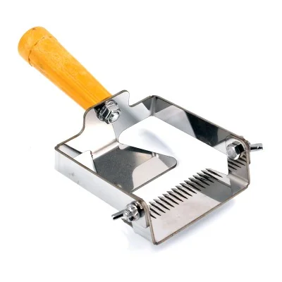 Herse à désoperculer Speed en inox avec manche en plastique