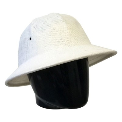 Chapeau colonial blanc