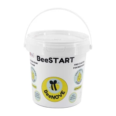 Pot BeeStart de BeeNOVE : 45 bâtonnets allume enfumoir Pot BeeStart de BeeNOVE : 45 bâtonnets allume enfumoir