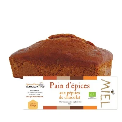 Pain d’épices BIO pépites de chocolat