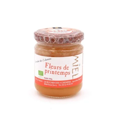 Miel fleurs de printemps - Vallée du Tarn BIO 250g