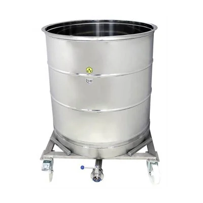Maturateur inox 1 Tonne à vidange totale sur stand avec roulettes Fritz Maturateur inox 1 Tonne à vidange totale sur stand avec roulettes Fritz