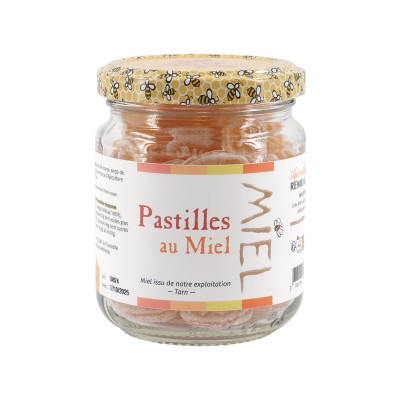 Pot de 150g de pastilles au miel