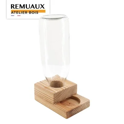 Abreuvoir en bois pour bouteille en verre fraîcheur Abreuvoir en bois pour bouteille en verre fraîcheur