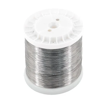 Bobine de 3 kg de fil inox diamètre 0,45 mm Bobine de 3 kg de fil inox diamètre 0,45 mm